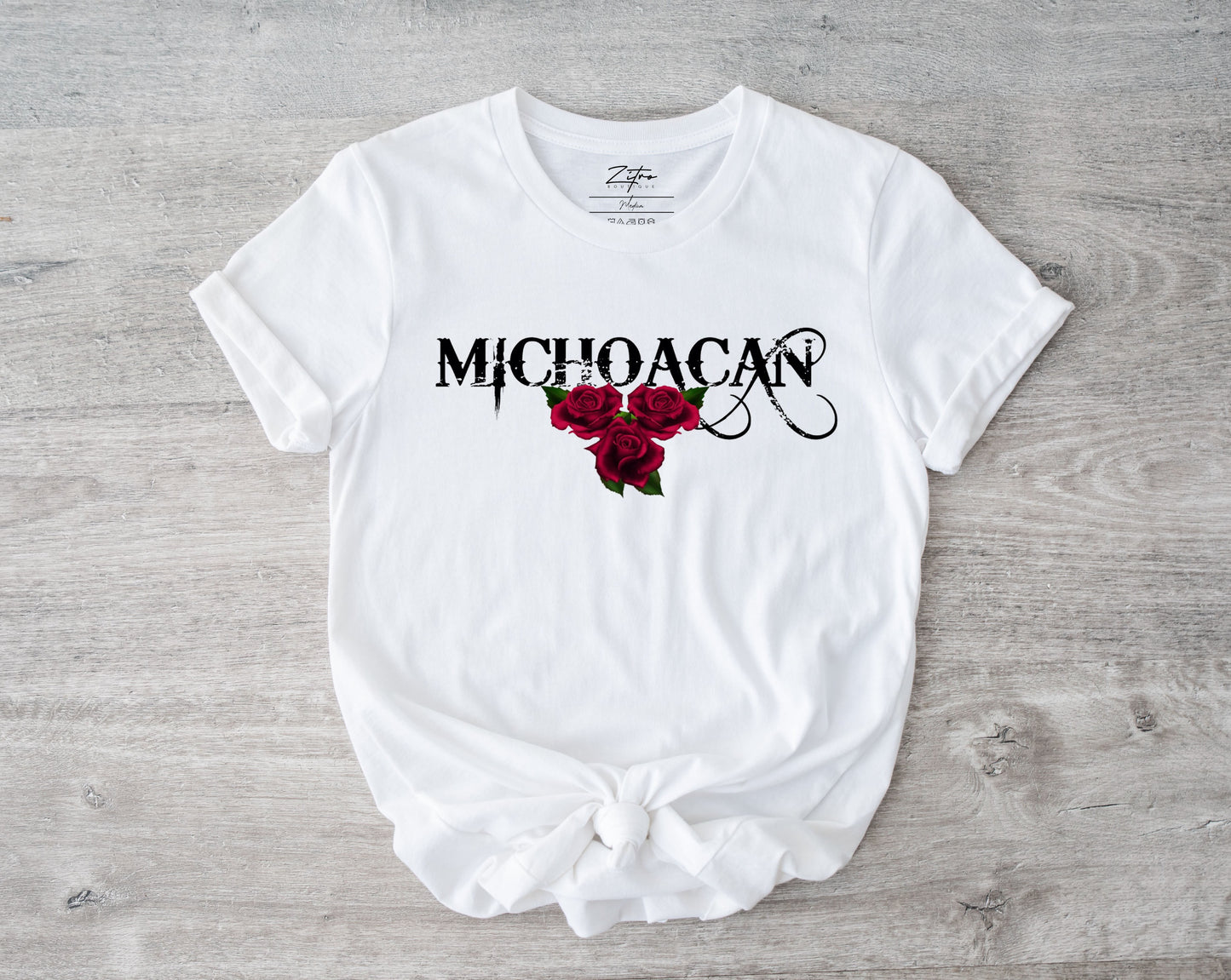 Michoacan White Slim Fit Tee