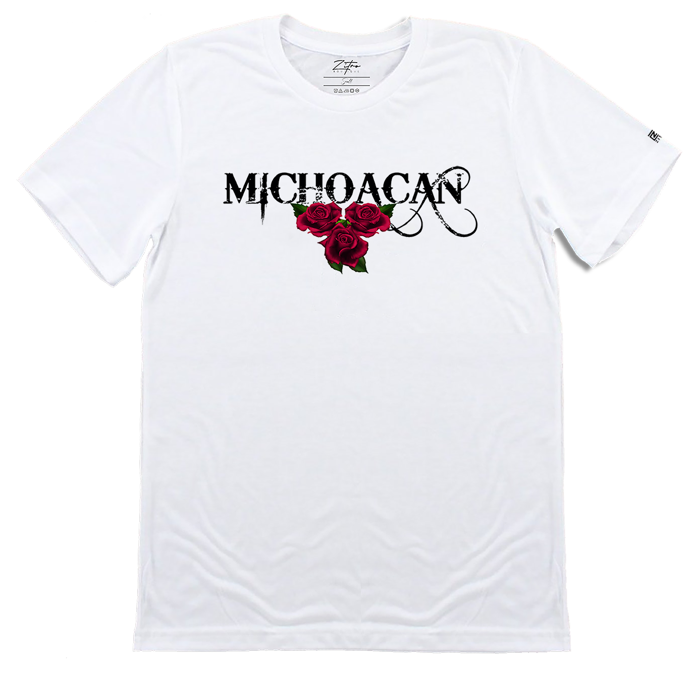 Michoacan White Slim Fit Tee